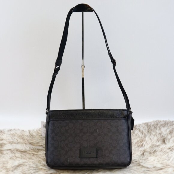 NWT (+ Video Listing)  Coach District Signature Canvas Crossbody Bag Men's CV761 - Picture 1 of 15